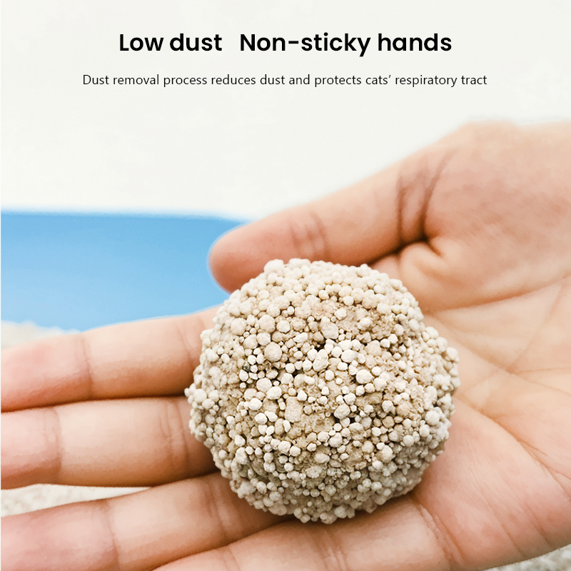 Hybrid Bentonite Corn Cat Litter Combines Clumping Speed and Eco Degradability OEM Support Kitty Sands