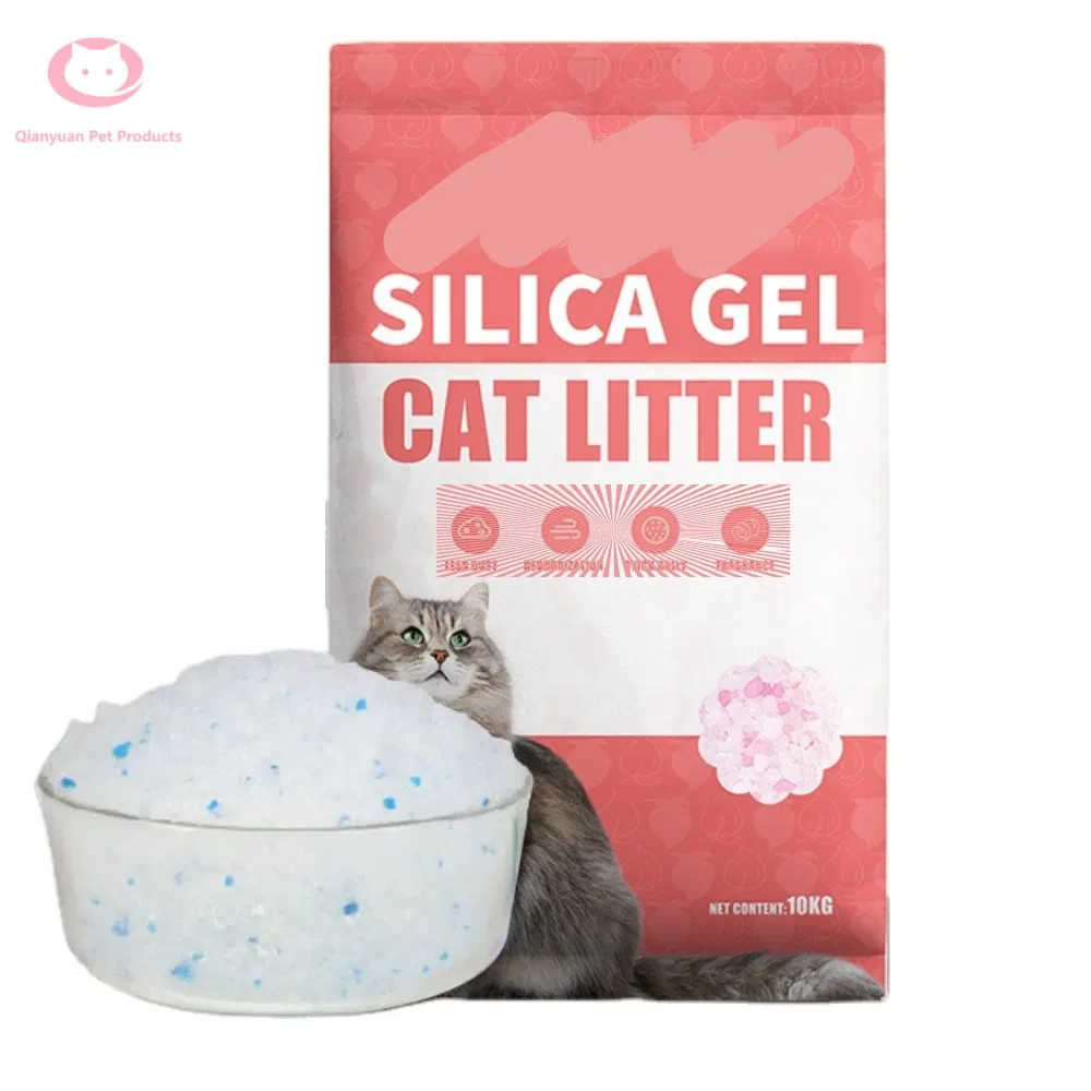 Eco-Friendly Biodegradable pH Value Health Color-Changing Silica Gel Crystal Cat Litter Silica Cat Litter