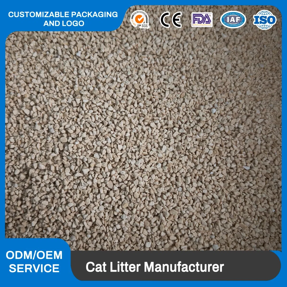 Lightweight No Residue Pet Bamboo and Cassava Cat Litter Ensures Clean Litter Box Surfaces Without Sticking Making Daily Scooping Quick and Effortless