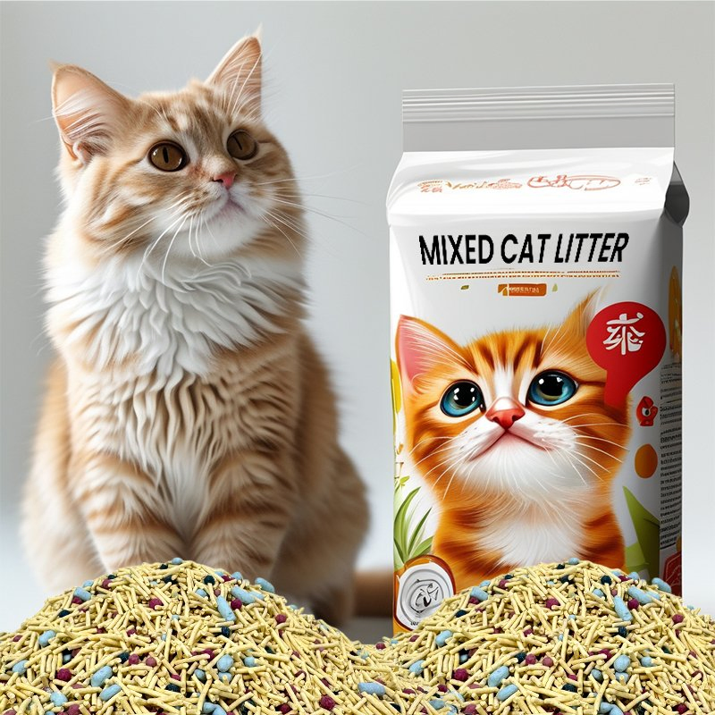 OEM/ODM Mixed Cat Litter Natural Ingredients Wholesale Pricing and Supplier Quality Assurance for Pet Supplies