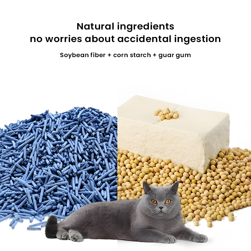 OEM Pet Cat Sand Suppliers Bulk High Absorbency Biodegradable Clump Premium Quality 2.5kg Deodorant Soluble Tofu Cat Litter