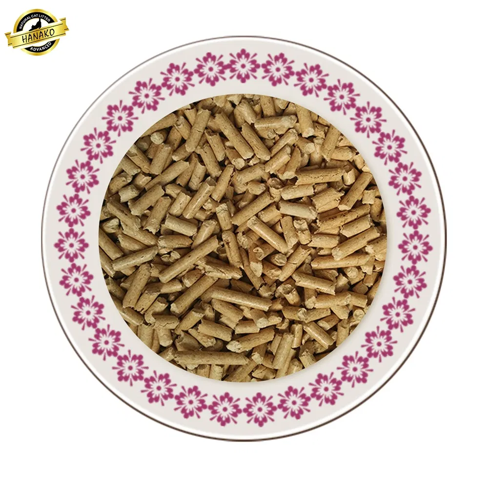 Natural Aroma-Free Biodegradable Pine Wood Clumping Cat Litter