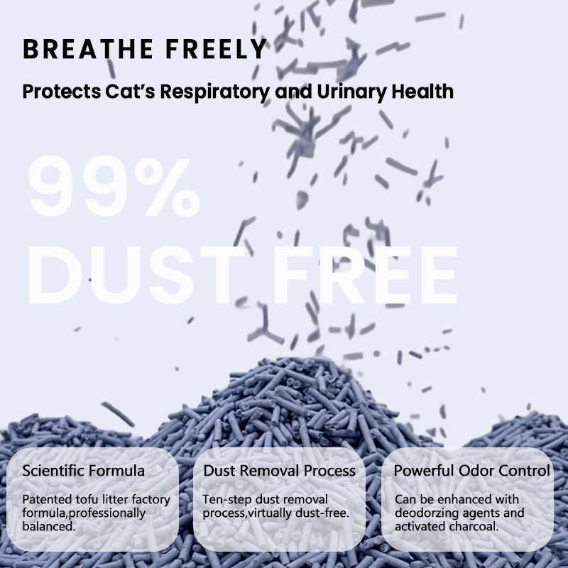 Ultra Absorbent Tofu Cat Litter Flushable Fresh Sands Fast Drying Deodorant Eco-Friendly Strong Clumping Low Dust Lightweight Long Lasting Sustainable Solution