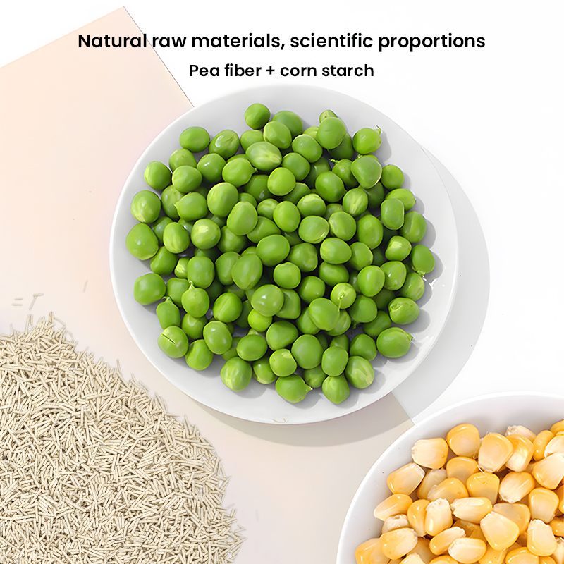 Pet Accessories Supply Dust-Free Cat Litter Sands Natural Mateial Lightweight Cat Litter Biodegradable Eco-Friendly Clumping OEM Tofu Cat Litter