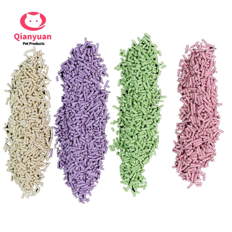 Clumping Tofu Cat Litter Water Soluble Flushable Low Dust Ideal for Indoor Cats