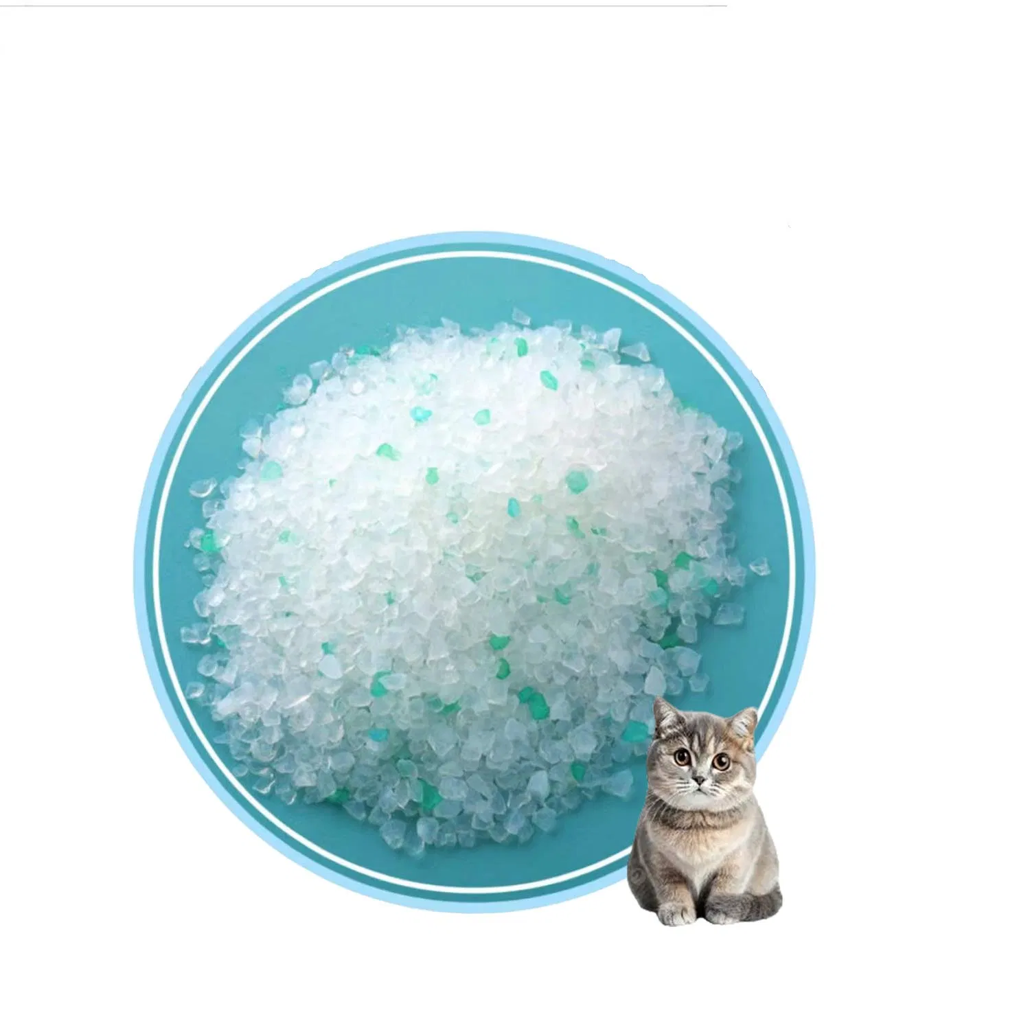 Bulk Crystal Silica Cat Litter, China Silica Gel for Cat Litter Exporter