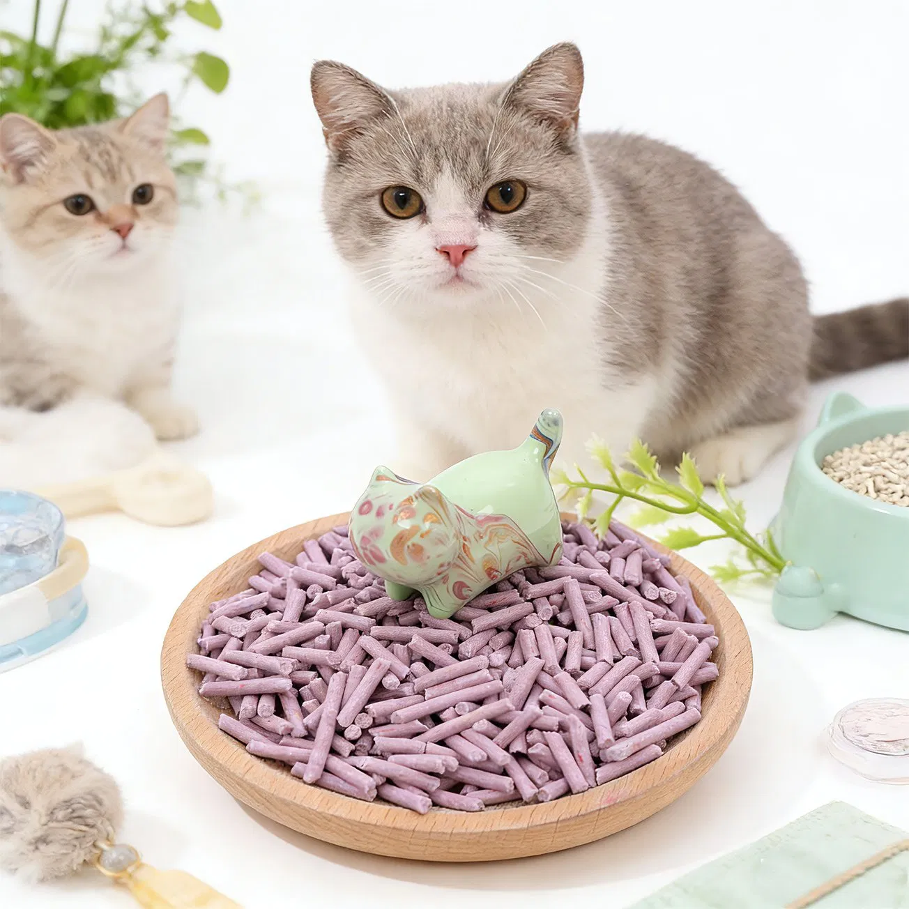 Hot-Selling OEM/ODM Kitty Sand Supplies High Quality Biodegradable Plant Tofu Cat Litter for Smart Pet Toilet