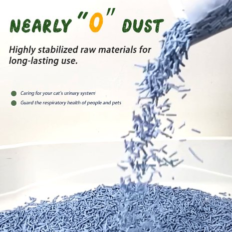 Cat Litter Factory OEM Pet Products Eco-Friendly 1.5mm Tofu Cat Litter Biodegradable Clumping Cat Litter Sand Premium Odor Control Tofu Cat Litter