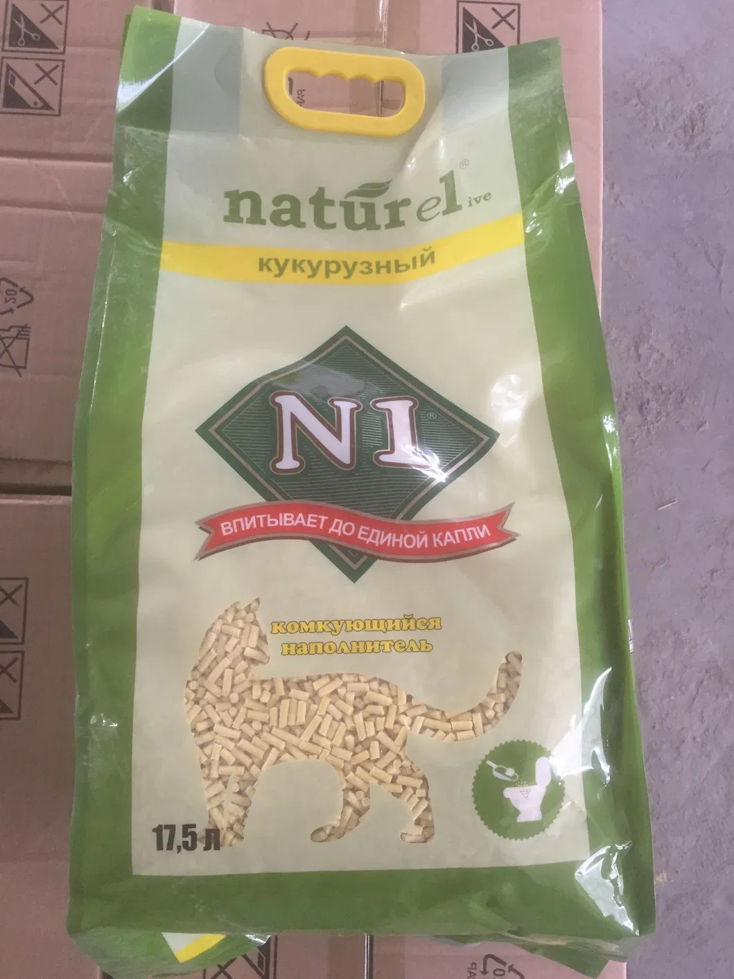Pine Wood Cat Litter Packaging