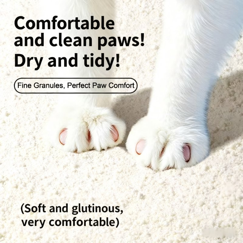 Eco-Friendly Cassava Cat Litter Strong Clumping Odour-Locking