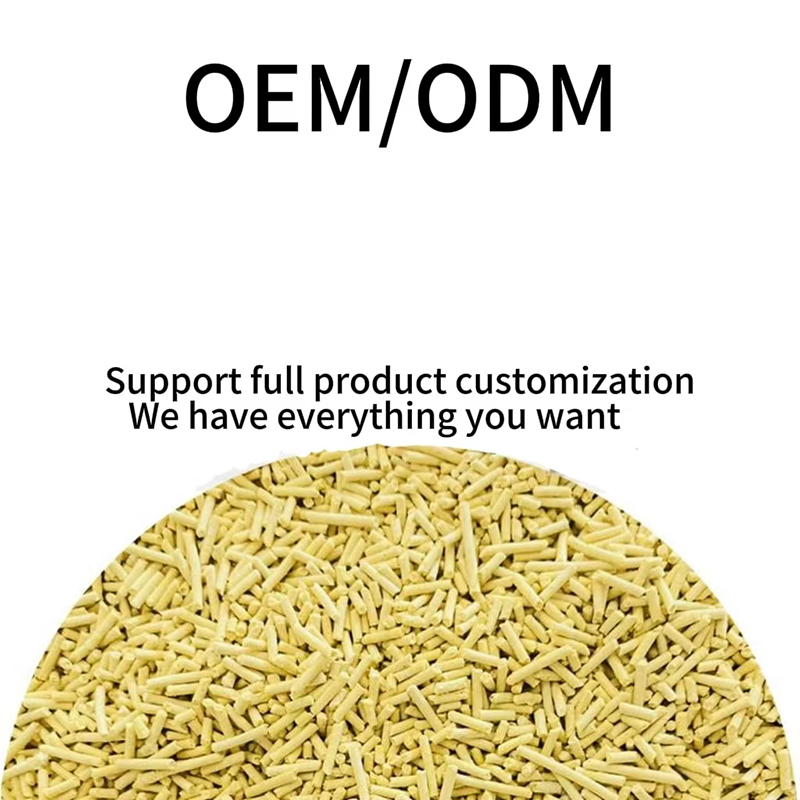 OEM/ODM Factory Wholesale Strip Shape Dust-Free Flushable Corn Scented Tofu Cat Litter