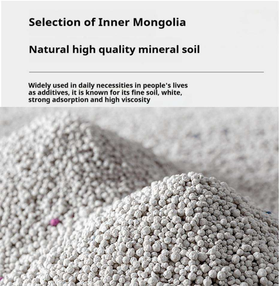 Wholesale Custom Bentonite Clay Colorful Ball Shaped Cat Sand Natural Cat Litter with Scent