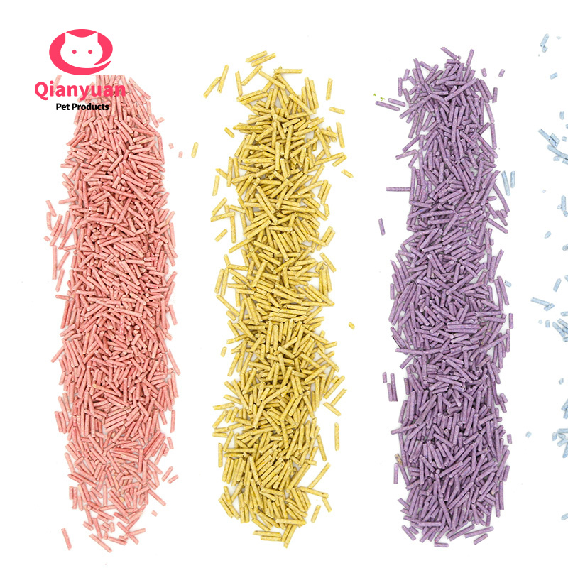 Green Tea Tofu Cat Litter BSCI Factory OEM Bulk Flushable Clumping Broken Tofu Cat Litter