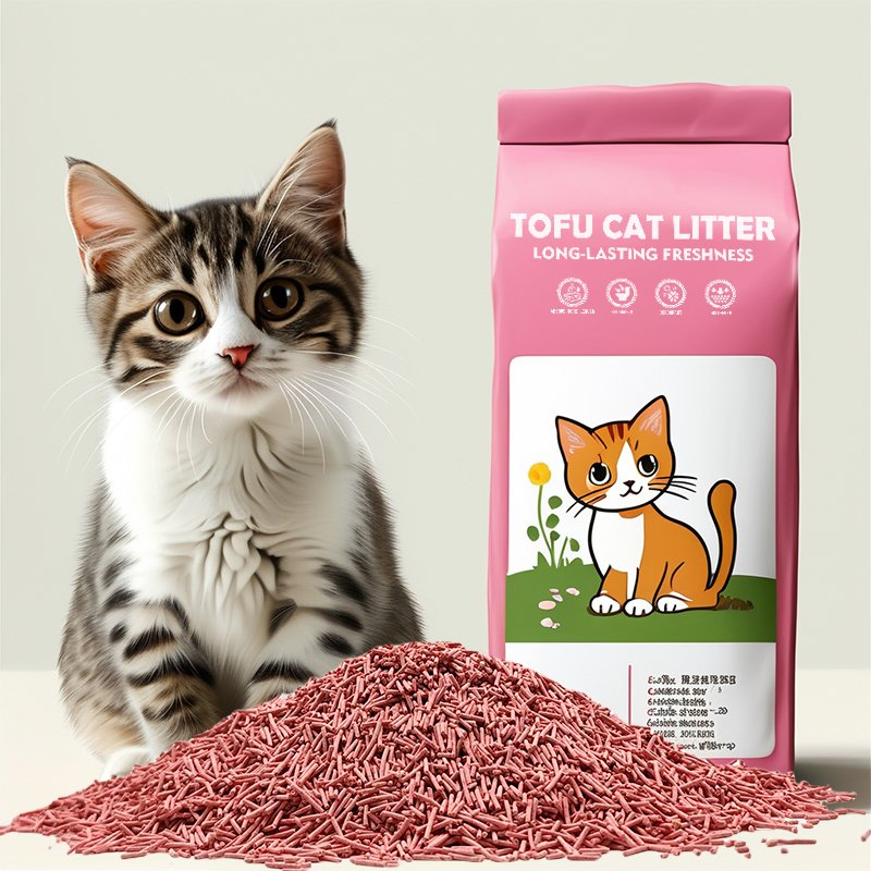 Pet Accessories Easy Scoop Eco Cat Litter Natural Clumping Corn Corn Bulk Wholesale Tofu Cat Litter