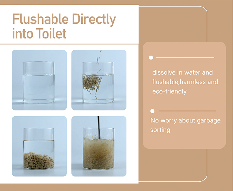 OEM Factory Wholesale 100% Best Natural Kitty Sand Premium Dust Free Clumping Corn Cat Litter