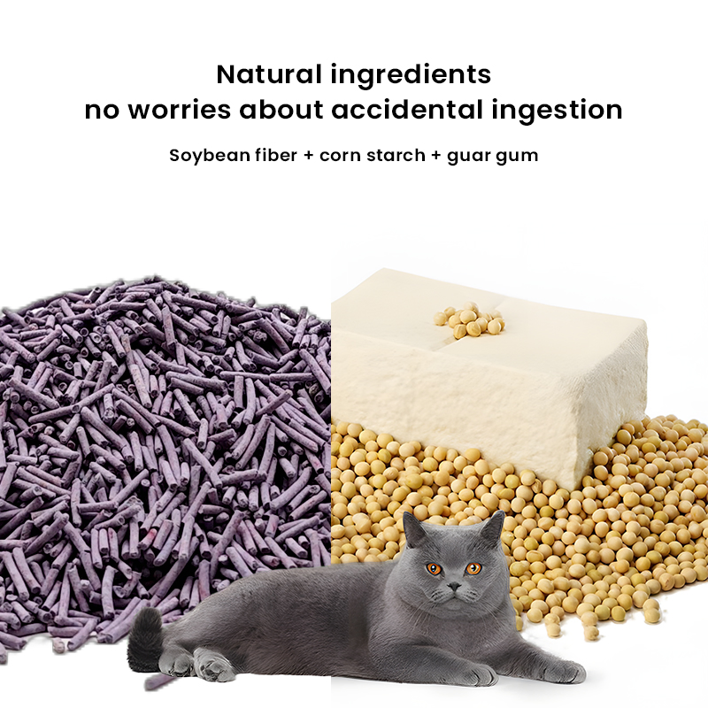 Cat Accessories Manufacture Supply OEM High Quality Pets Corn Pure Plant Pet Cleaning Products Sand Wholesale Sale Suppliers Bulk Flushable Tofu Cat Litter