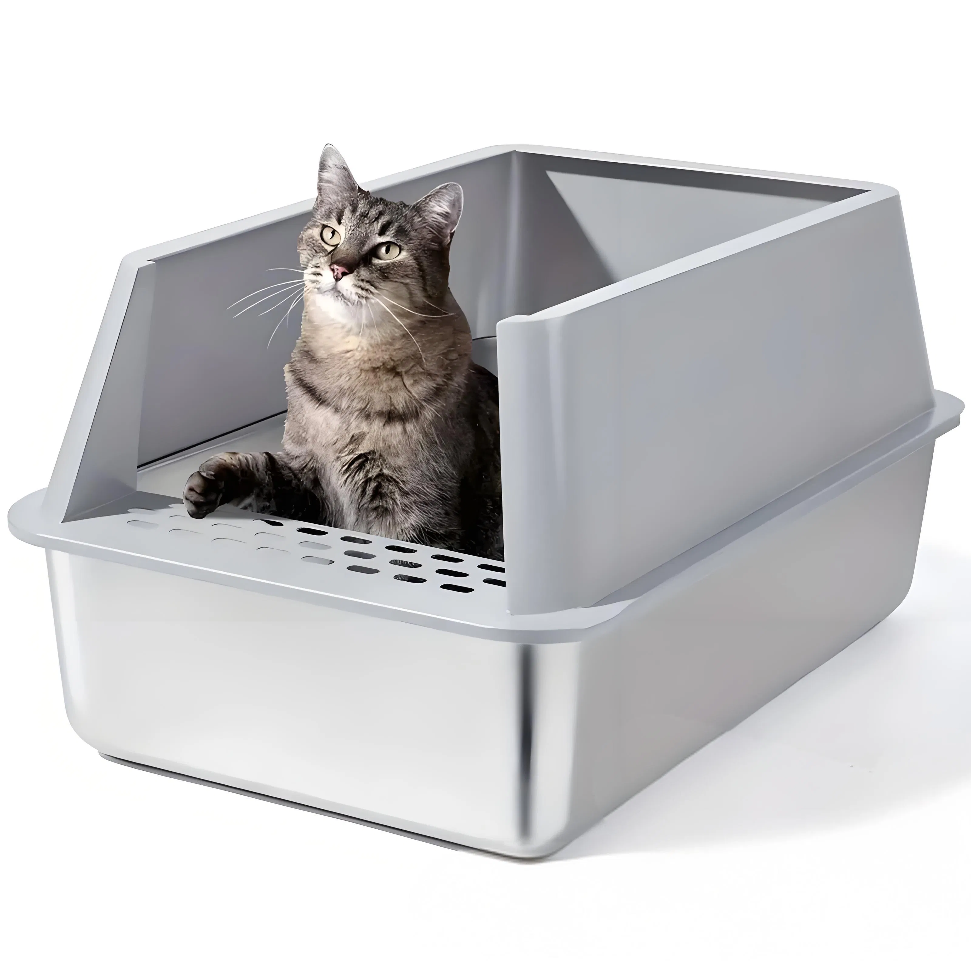 Affordable Removable Litter Box for Cats with Enclosed Design