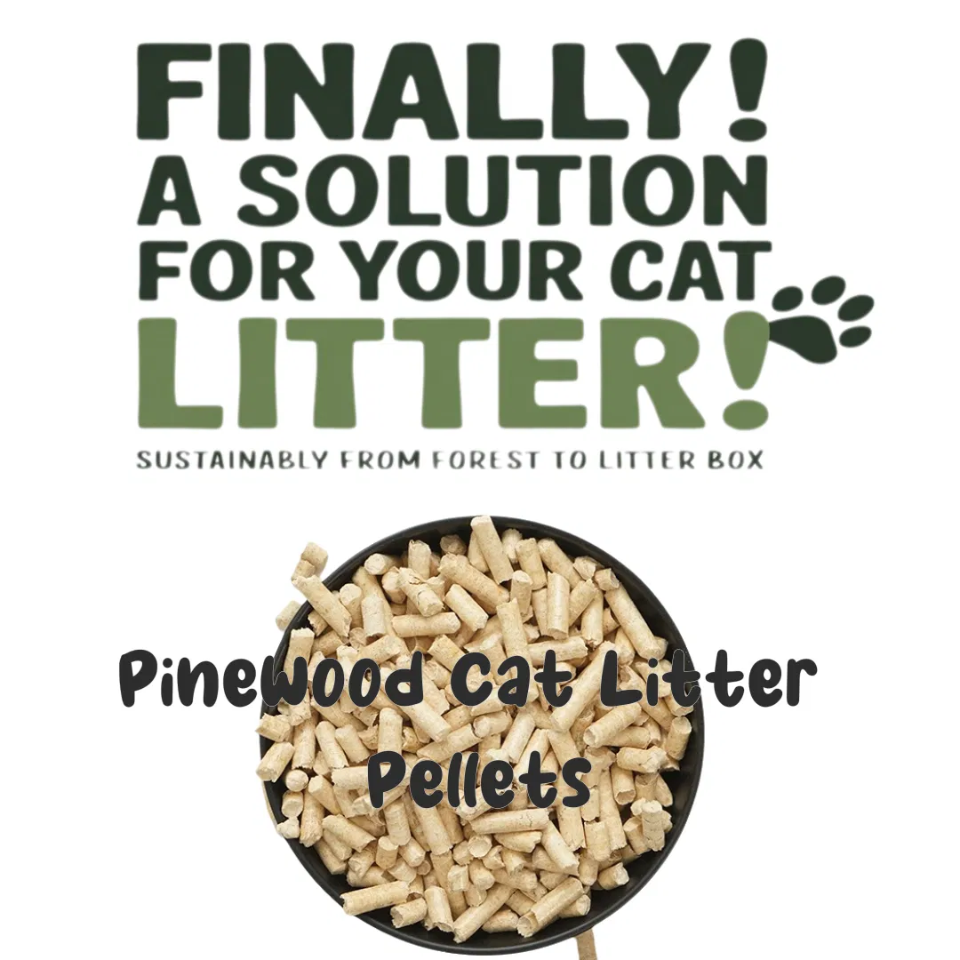Wholesale Natural Cat Litter Best Quality Pine Wood Cat &amp; Kitten Litter Pellets 5kg 10kg 20kg Bag