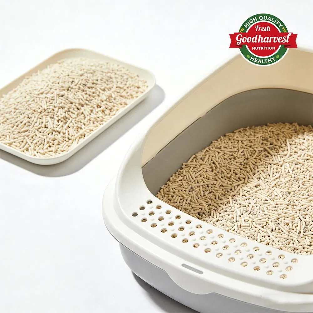 Natural Mixed Cat Litter Eco Friendly Hard Clumping Easy Cleanup