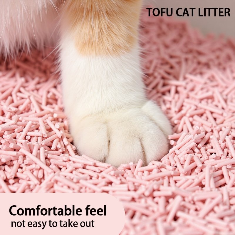 Nala Corn Plant Fiber Cat Litter High End Cat Toilet Good Clumping Easy to Decompose Deodorizing No Tracking Cherry Blossom Flavor Tofu Cat Litter