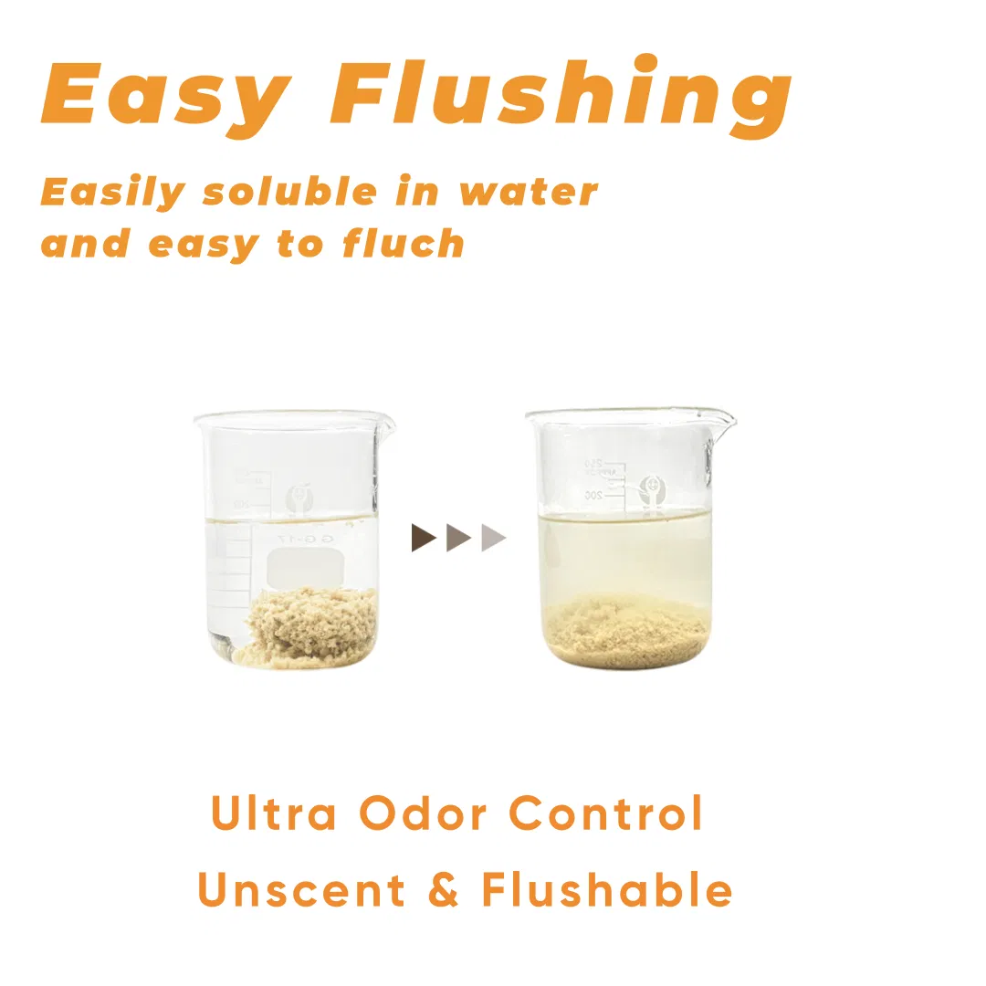 Premium Eco-Friendly Cat Litter in 2.5kg Kraft Paper Bag