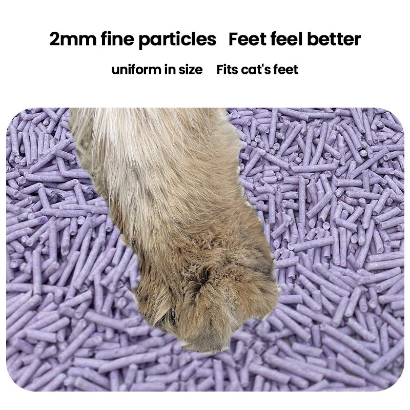 High Water Absorption Quick Clumping Crushed Shaped Soybean Residue Pet Accessories Fast Clumping Broken Tofu Cat Litter