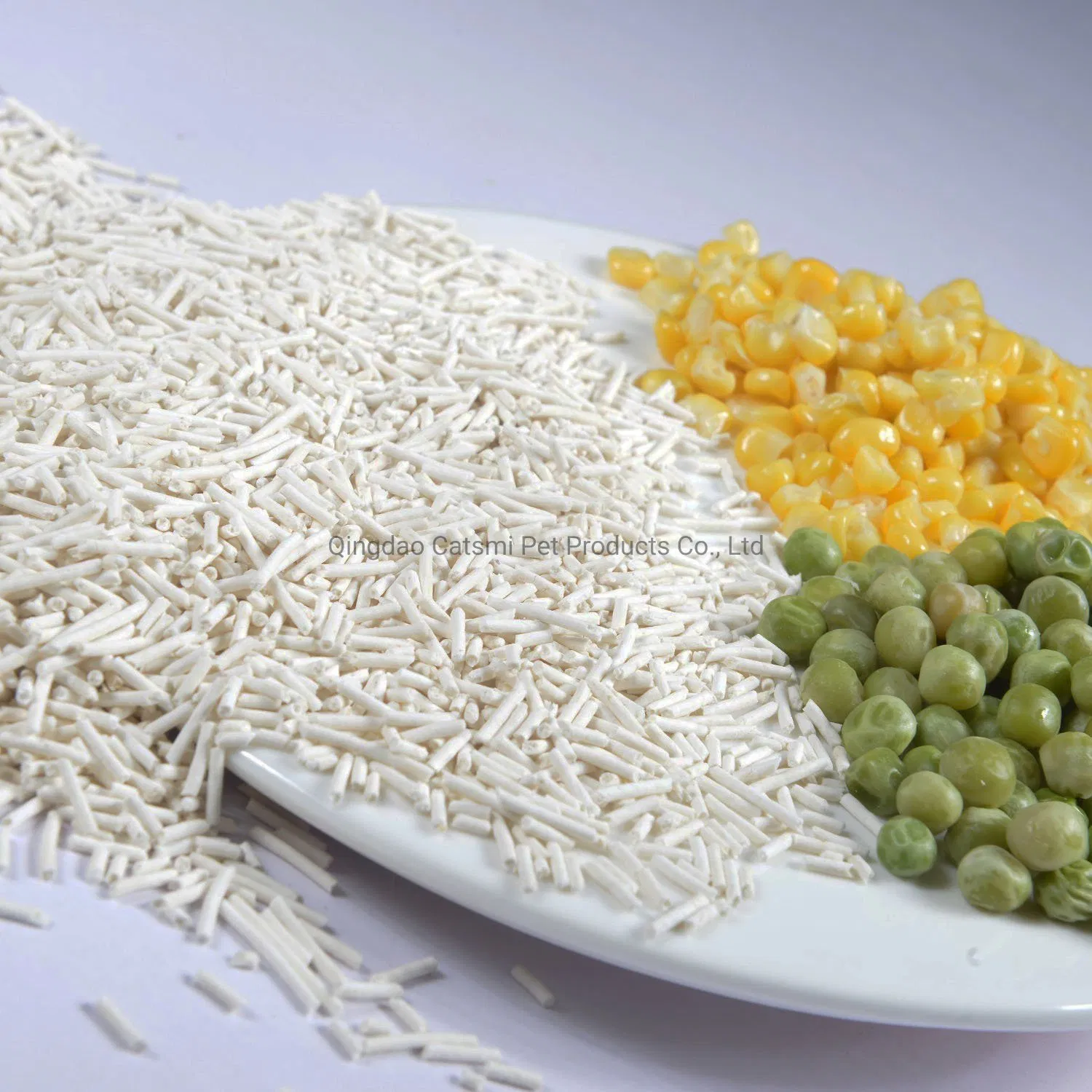 OEM Pet Products Super Absorb Natural Apple/Bamboo/Grass Cat Sand Clumping Tofu Cat Litter