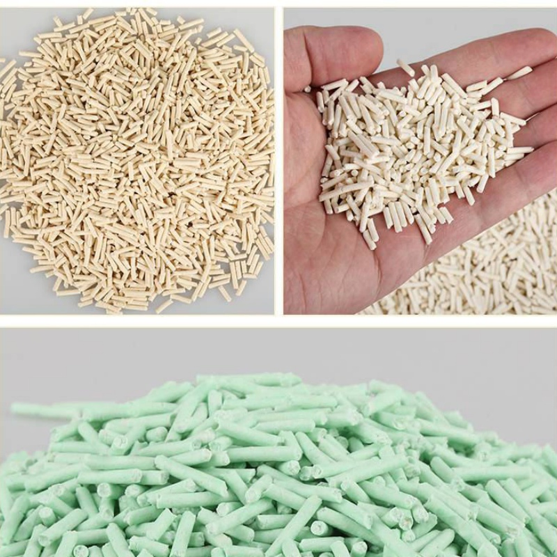 OEM Factory Direct Sales Cat Litter Kitty Flushable Highly Absorbent Strong Clumping Corn Activated Charcoal Tofu Cat Litter