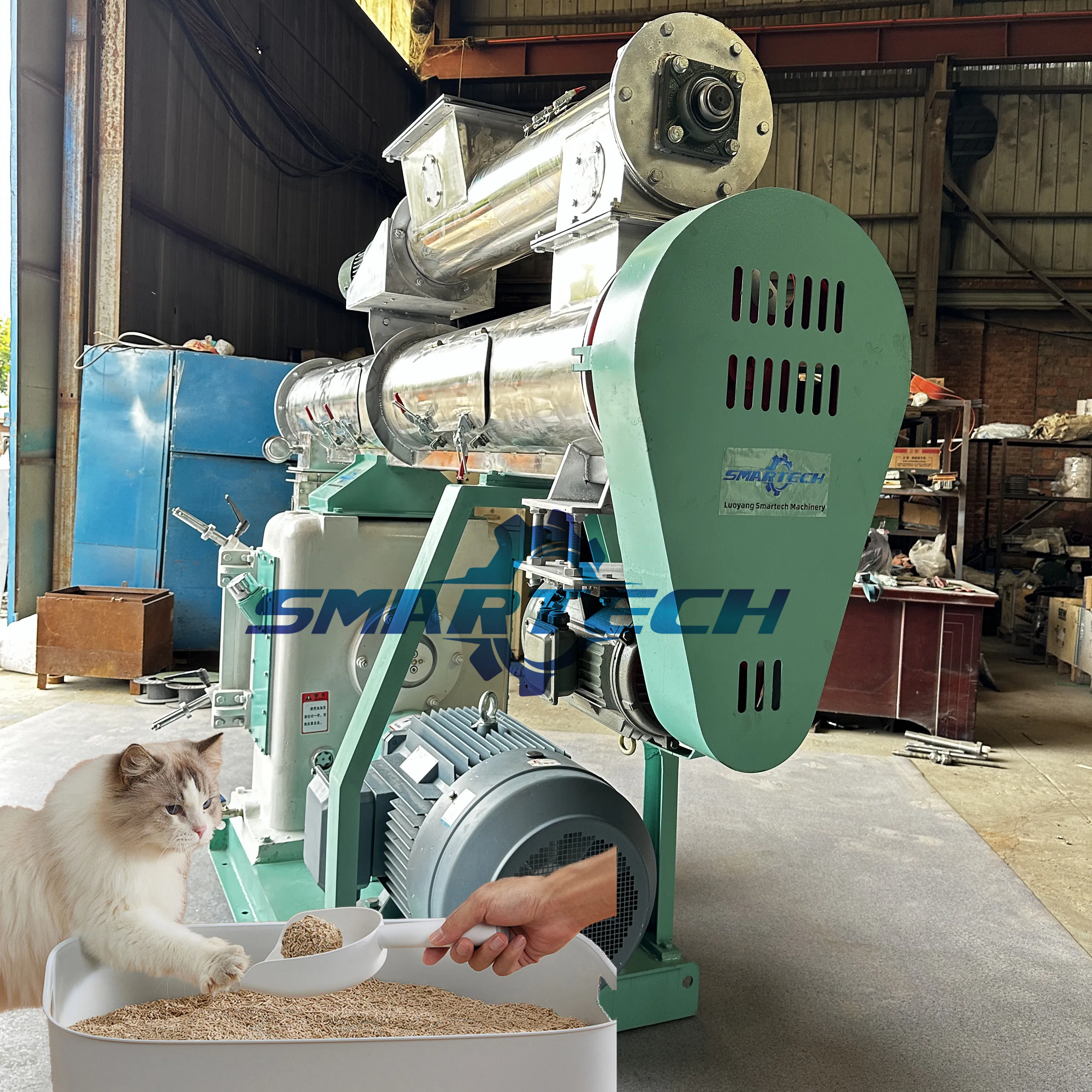 Sustainable Wood Pellet Cat Litter Maker for Eco-Conscious Homes