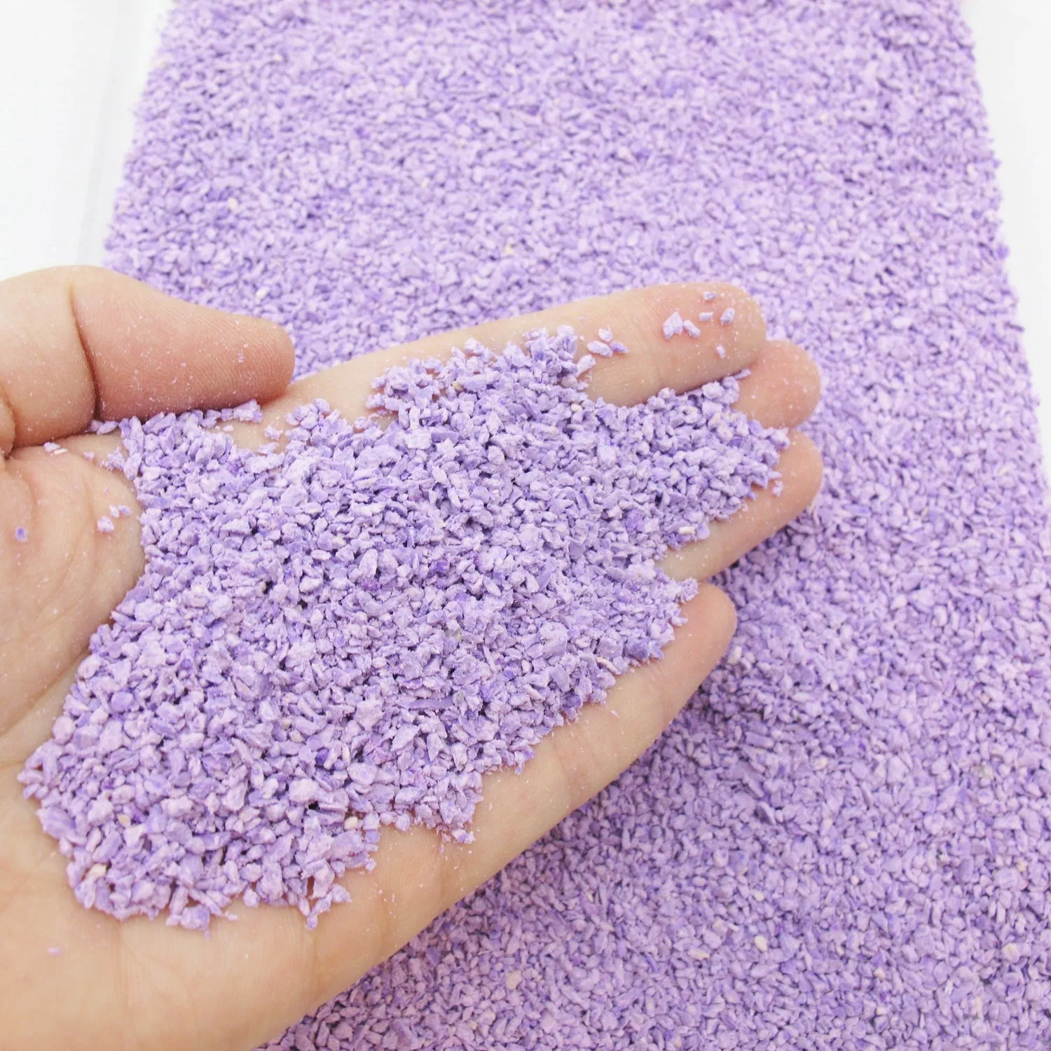 Pet Products OEM/ODM Factory Flushable Dust Free Clumping Millet Valender Fragrance Broken Sand Soya Pea Tofu Cat Litter Pet Toilet Cleaning Good Absorbent