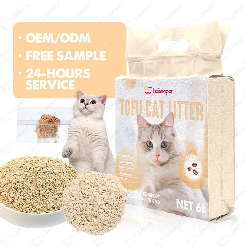 Premium Ultra Eco Friendly Strong Clumping Fresh Broken Tofu Cat Litter Sand