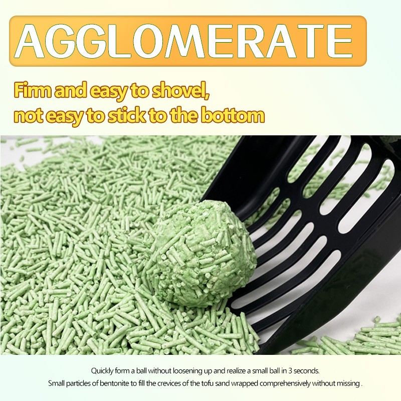 Factory Produce Pure Plant with Corn and Soybean Pet Sand Eco Friendly 6L Biodegradable Fast Clumping No Dust Natural Tofu Cat Litters