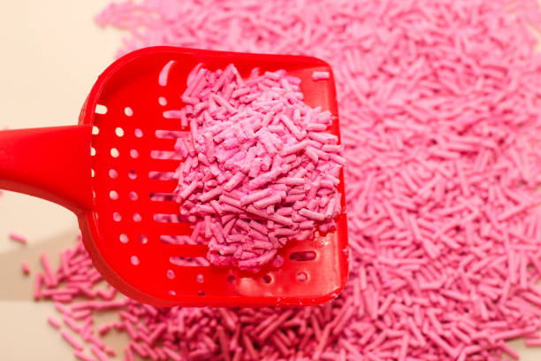 Lightweight Scented Cat Litter Pink Tofu Cat Litter Peach Flavor/Strawberry Flavor