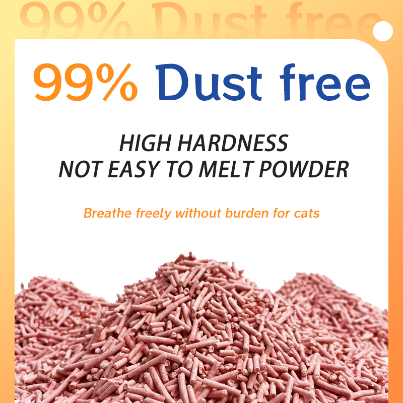 Strong-Clumping Crushed Tofu Cat Litter Offering Superior Odor Control and Low Dust