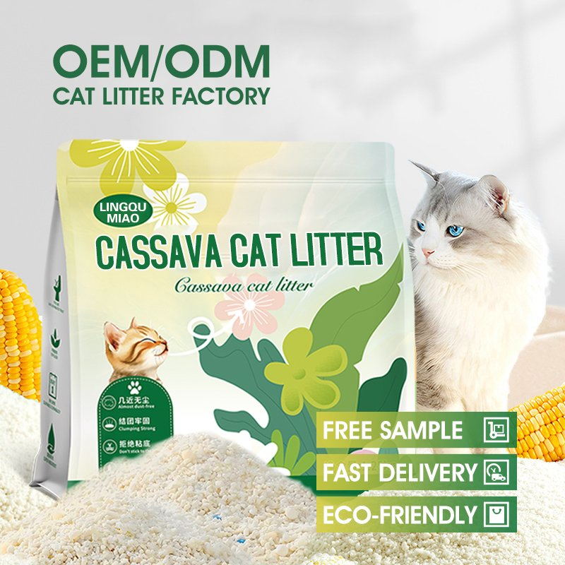 Nala Eco-Friendly Cassava Cat Litter for Cat Litter Box Sands
