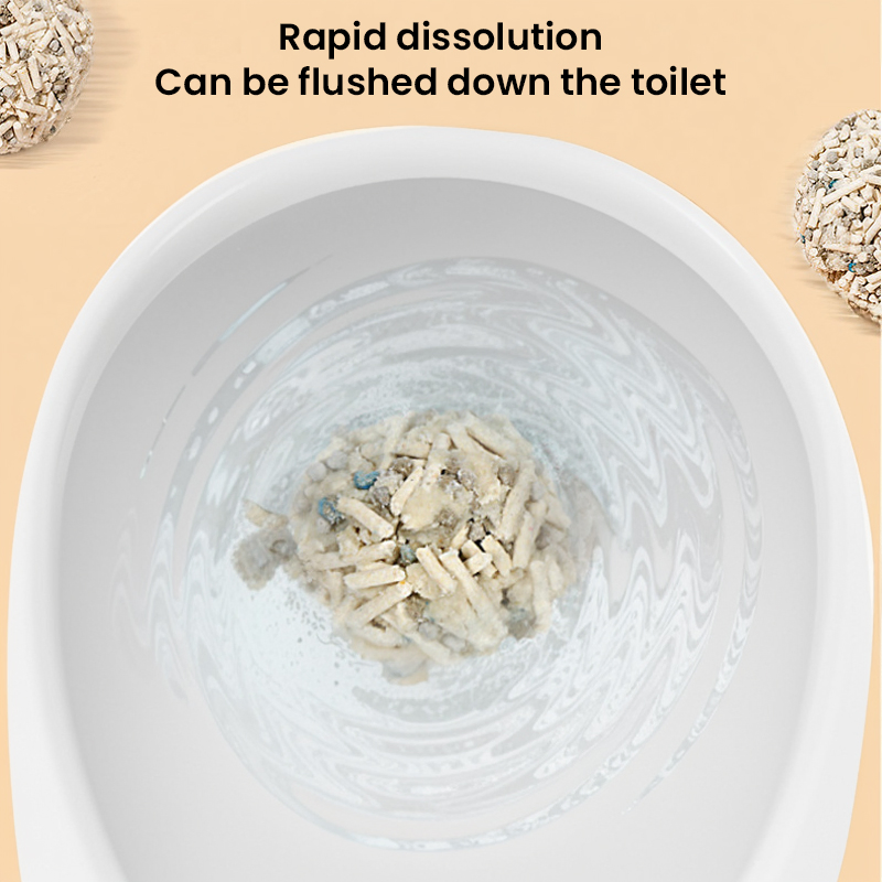 Non-Tracking Mixed Tofu Cat Litter with Strong Clumping and Minimal Dust for Clean Floors