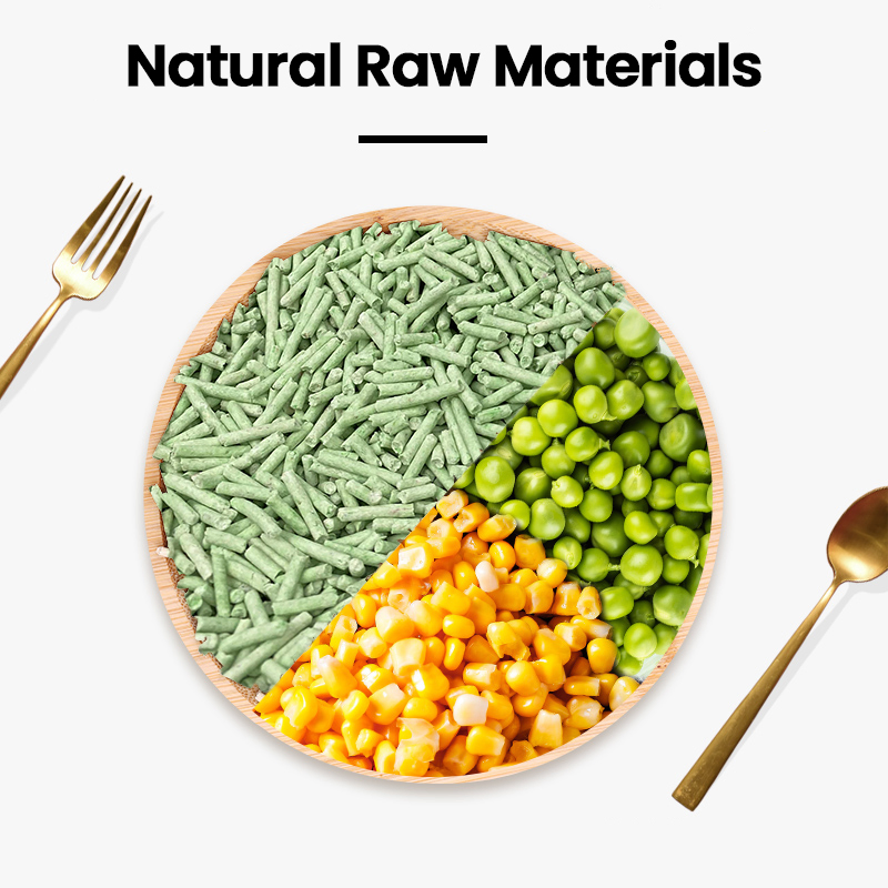 Beauty Products OEM/ODM Pet Tofu Sand Premium Eco-Friendly Natural Pea Piber Corn Starch Affordable Dust-Free Cat Litter