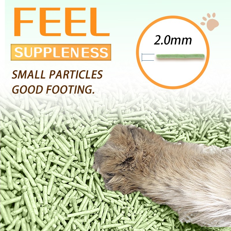 Factory Produce Pure Plant with Corn and Soybean Pet Sand Eco Friendly 6L Biodegradable Fast Clumping No Dust Natural Tofu Cat Litters