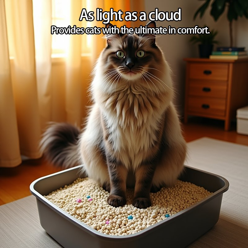 Bentonite Cat Litter Cat Supplies Natural Flushable Paper Plant Eco Biodegradable Non-Clumping