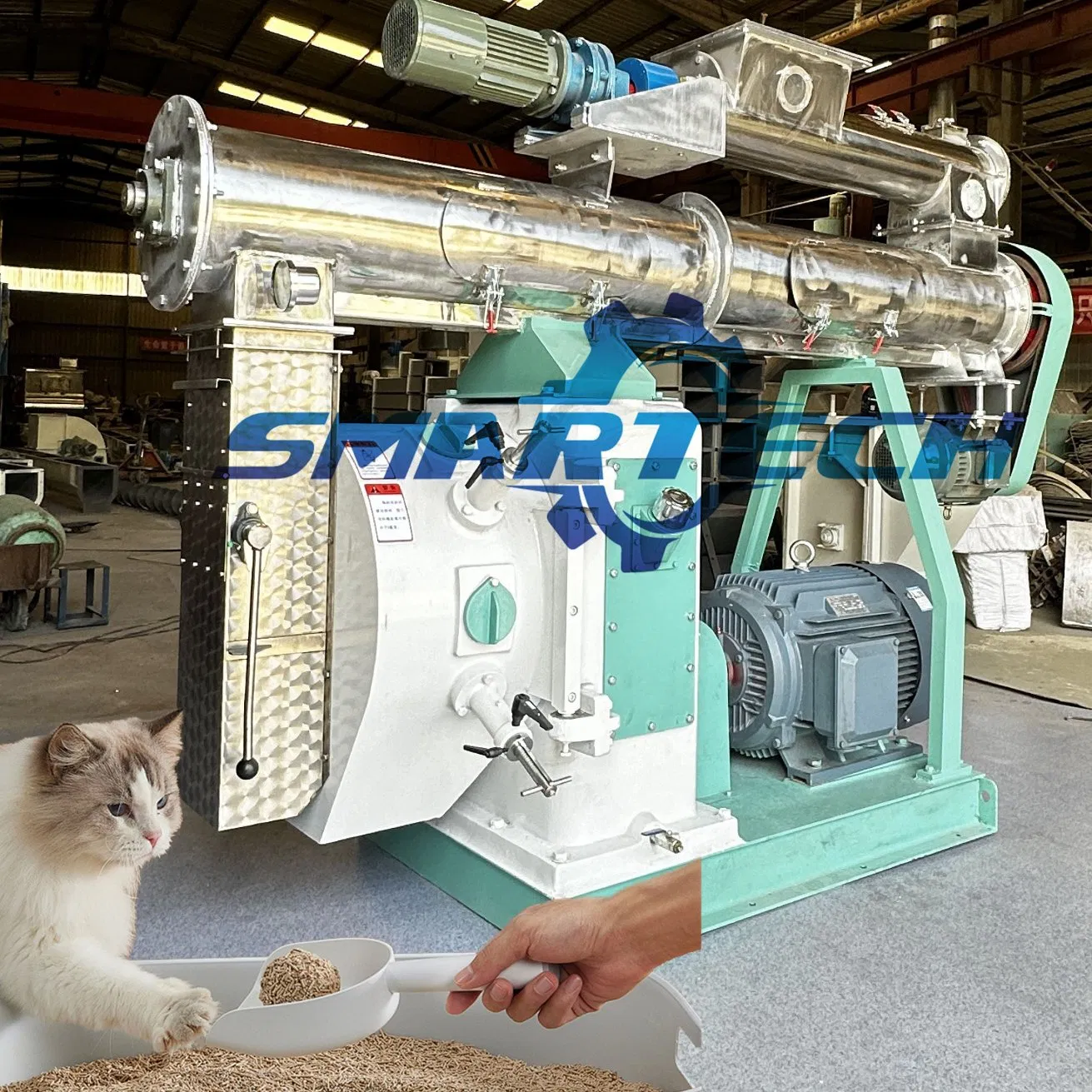 Sustainable Wood Pellet Cat Litter Maker for Eco-Conscious Homes