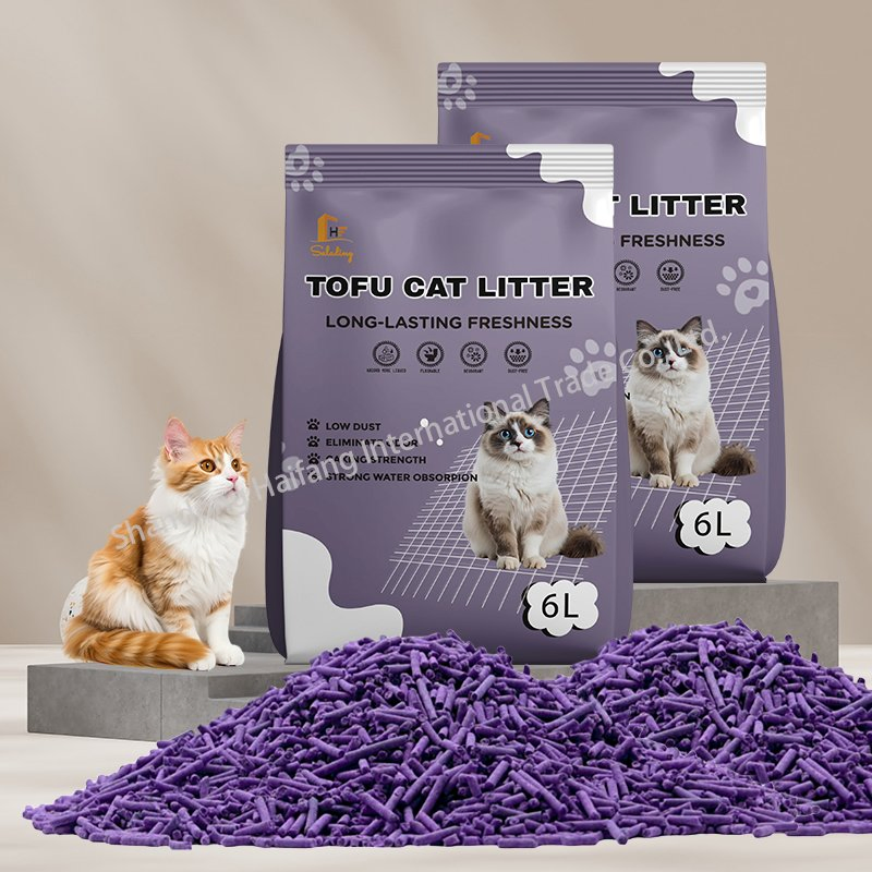 2024 New Design Portable 6L Chinese High-Quality New Broken Tofu Cat Litter