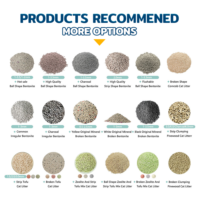 OEM ODM Factory Direct Sale Odor Control Cat Sand Strip Shape Broken Tofu Cat Litter