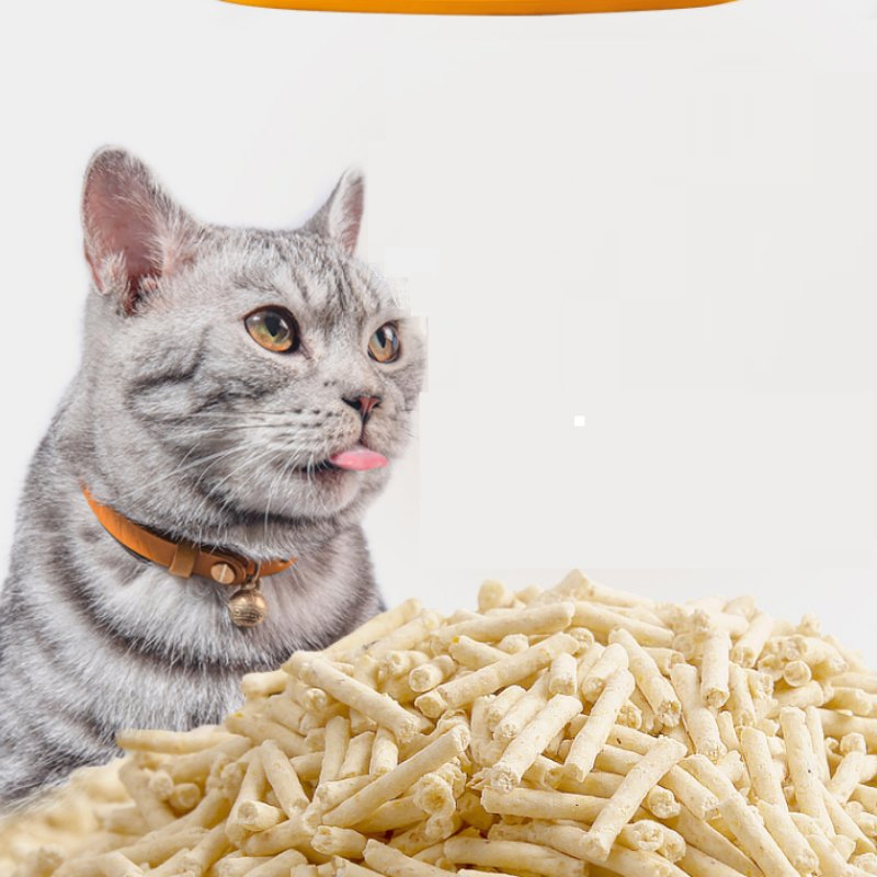 Pet Products Cat Litter Sand 6L Good Water Absorption Tofu Cat Litter with Dust Free