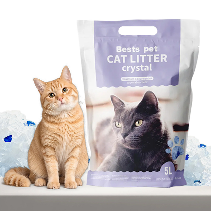 Grain Round Smooth Provide Comfortable Foot Feeling Fast Absorbing Water Not Silica Gel Cat Litter Custom