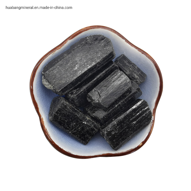 High Quality Raw Black Tourmaline Rough for Beads