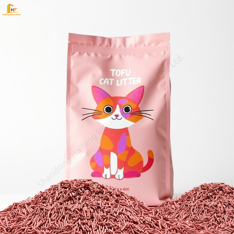 OEM/ODM Tofu Cat Litter Sand Eco-Friendly Dust-Free Clumping Odor Control Natural Premium Low Tracking Cat Litter