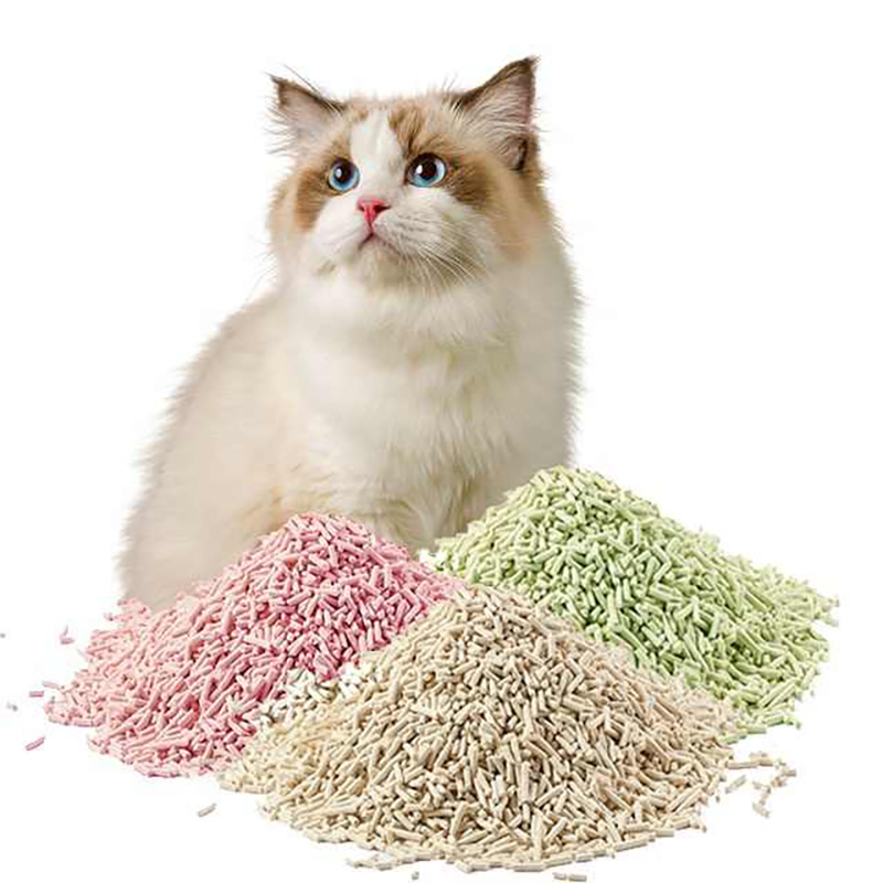 Pet Cleaning Products Dust-Free Tofu Cat Litter Sand with Multi-Fragrance Clumping Flushable
