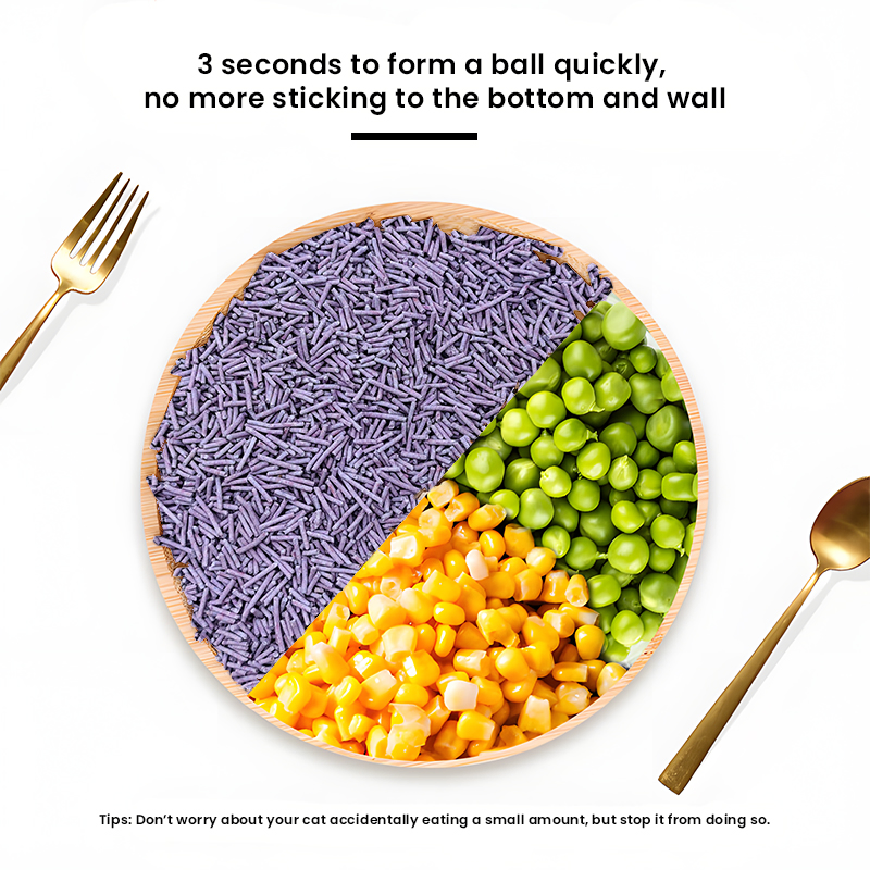 Wholesale Price Not Polluting The Environment Scent Clumping Pine Corncob Crystal Natural Cat Litter Activated Carbon Tofu Cat Litter