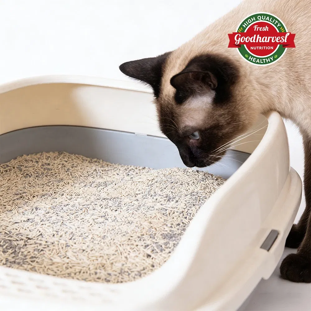 Natural Mixed Cat Litter Eco Friendly Hard Clumping Easy Cleanup
