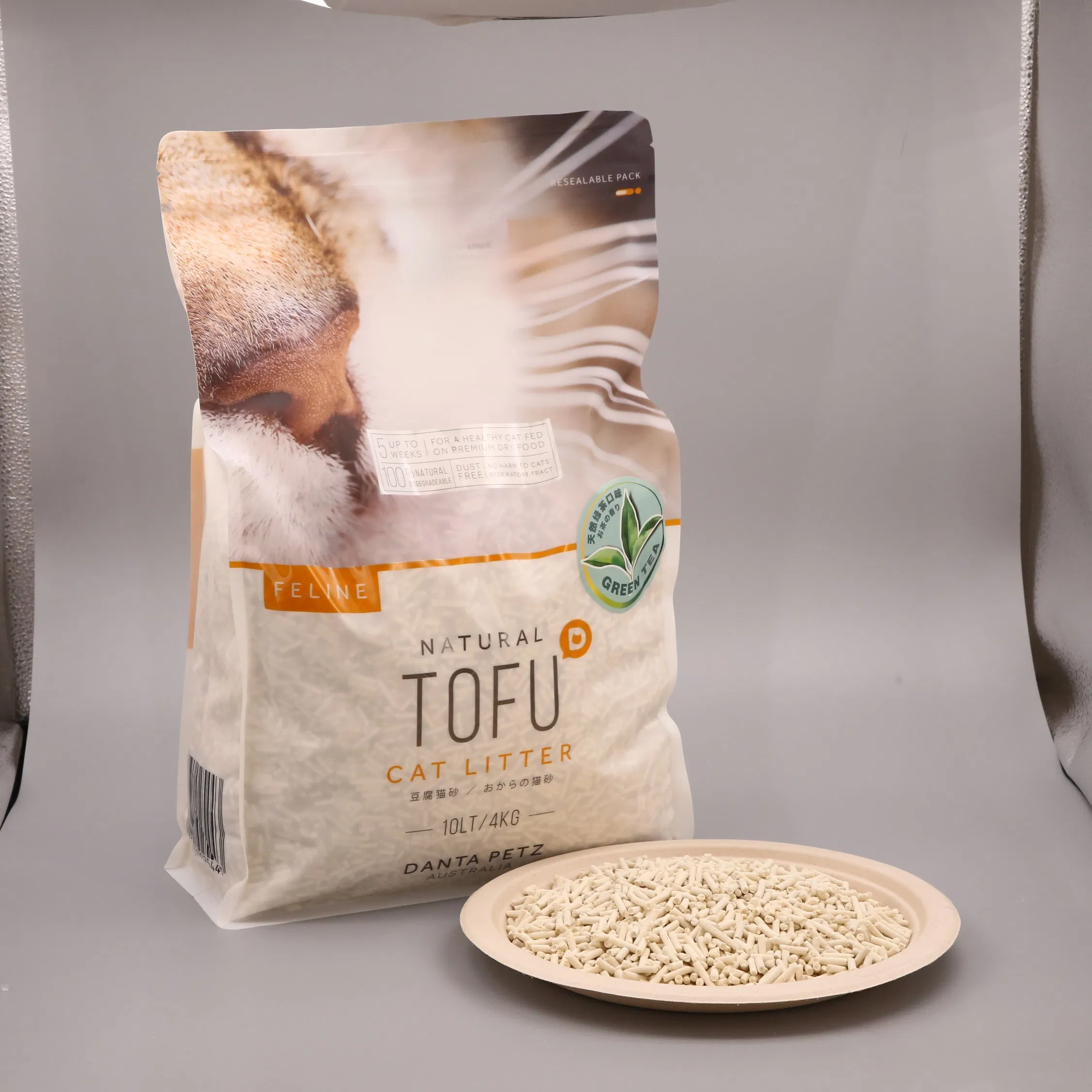 The Best Natural Wholesale Strong Odor and Strong Clumping Eco Friendly Tofu Plant Pet Supply Sand/ Bentonite /Silica Gel Cat Litter